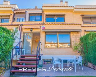 Exterior view of Single-family semi-detached to rent in Alicante / Alacant  with Air Conditioner, Balcony and Community pool