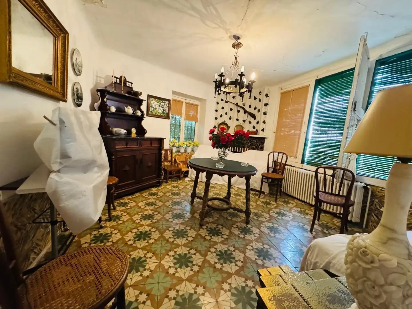 Sala de estar de Casa o chalet en venta en Mallén con Calefacción, Jardín privado y Trastero