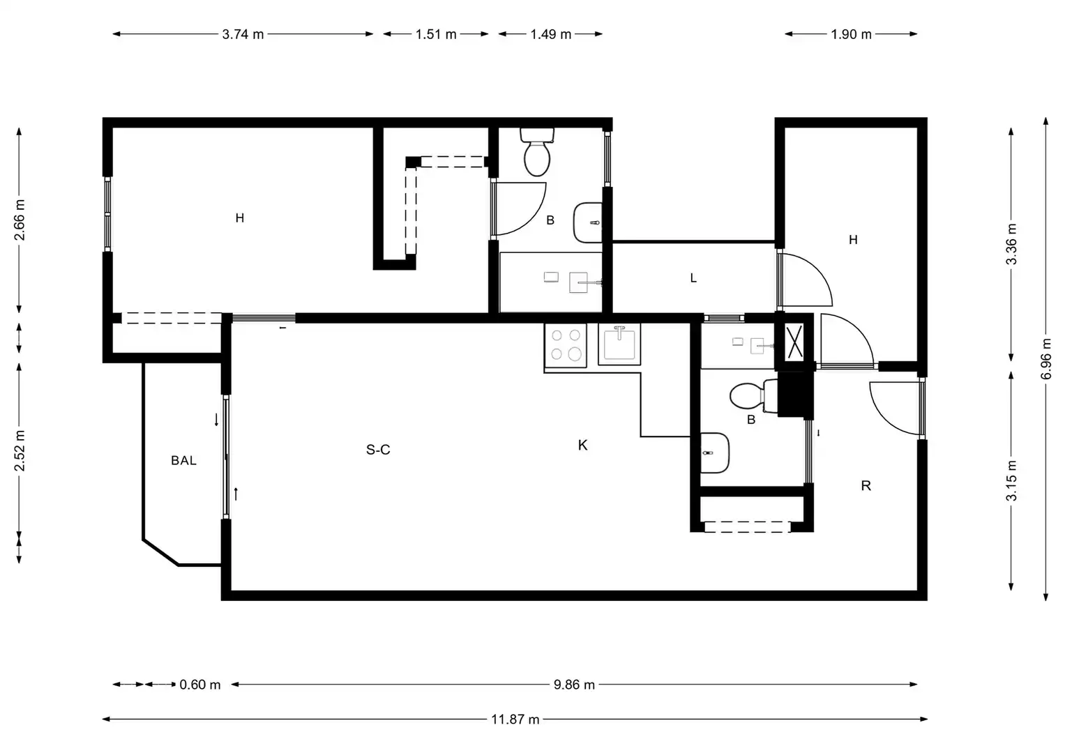 Flat with terrace to rent in Carrer de Ferran Puig, imagen 23
