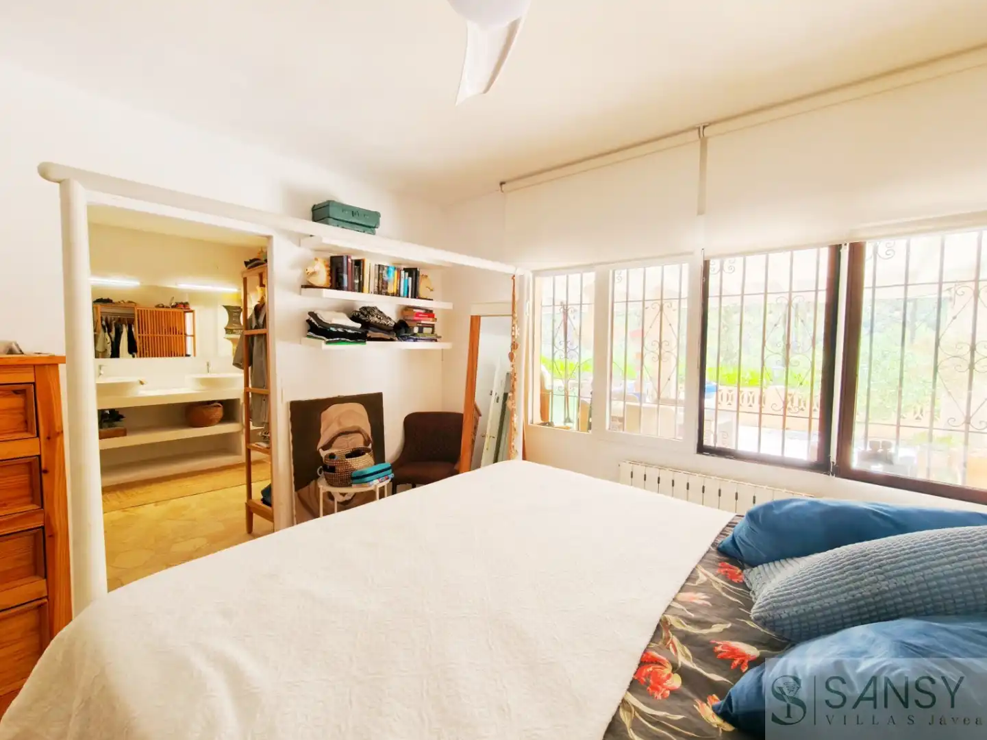 Schlafzimmer von Haus oder Chalet zum Verkauf in Castell de Castells mit Klimaanlage, Terrasse und Abstellraum