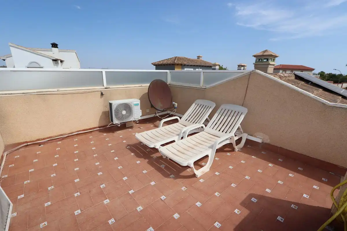 Terraza de Casa o chalet en venta en Alicante / Alacant con Aire acondicionado, Jardín privado y Terraza