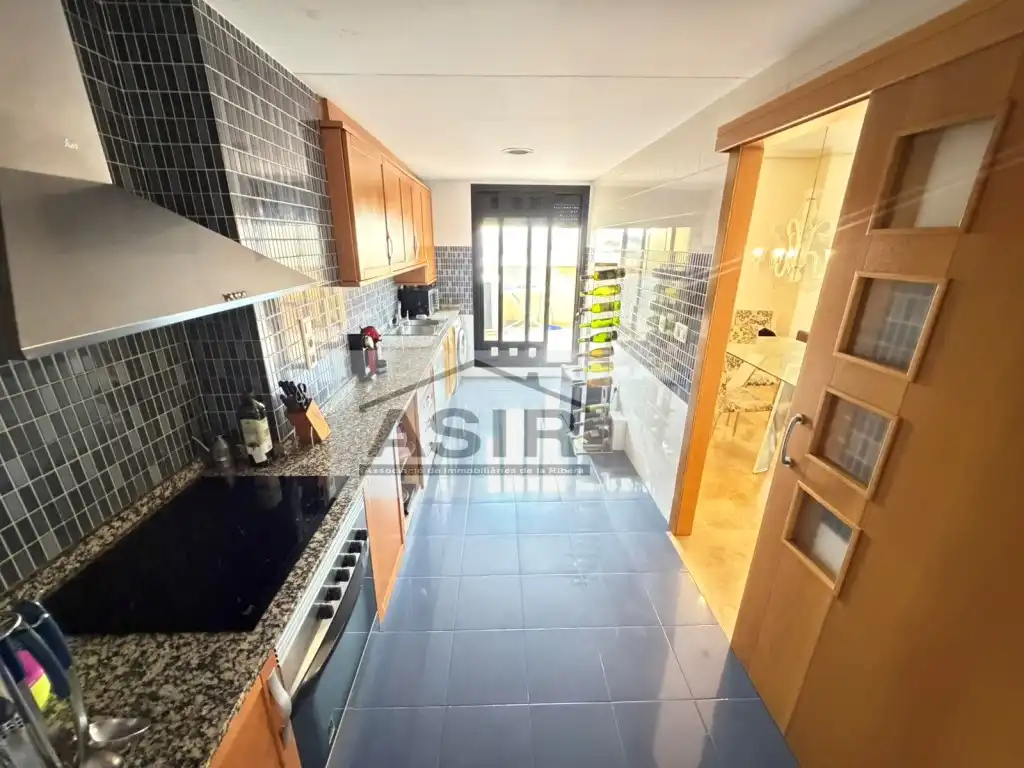 Kitchen of Flat for sale in Alzira  with Air Conditioner, Terrace and Swimming Pool