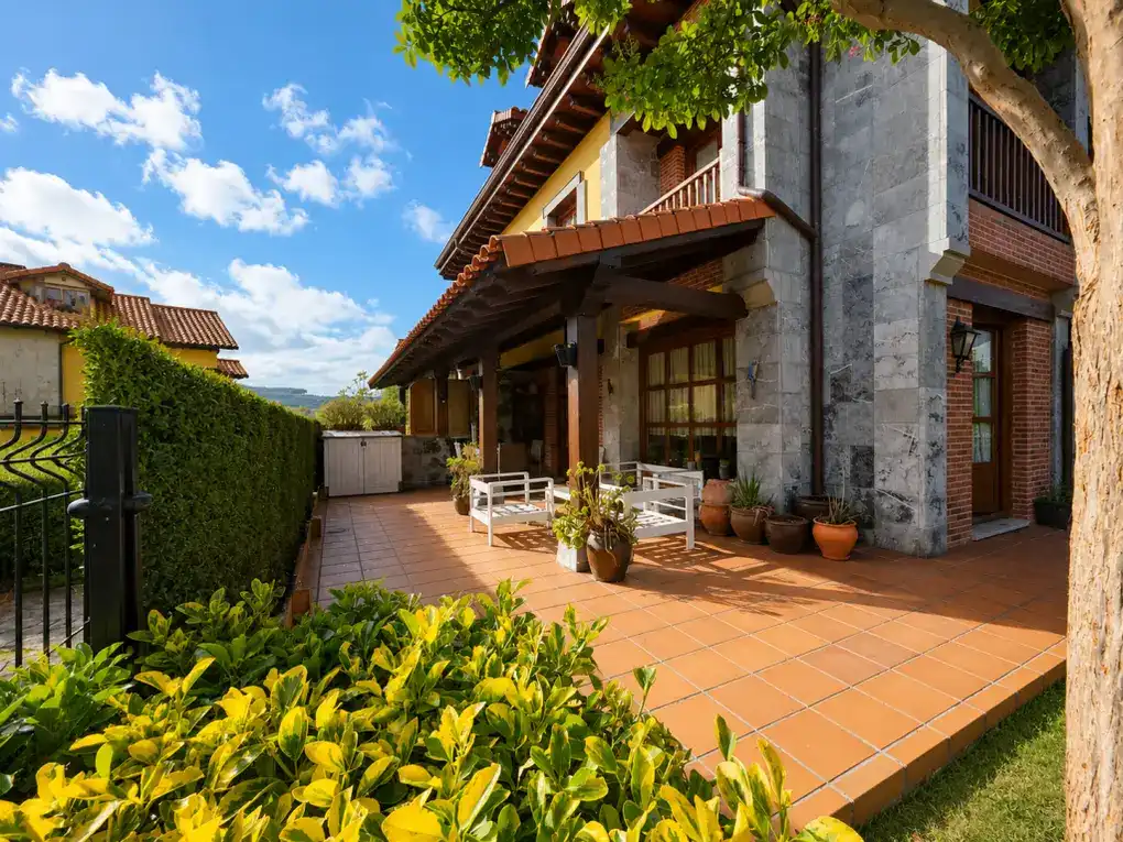 Terraza de Casa o chalet en venta en Ribadedeva con Calefacción, Jardín privado y Terraza