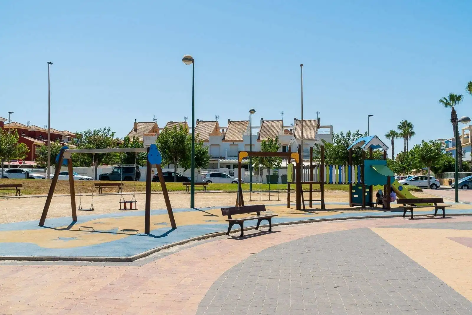 Exterior view of Detached homes for rent in Pilar de la Horadada  with Air Conditioner, Heating and Private garden