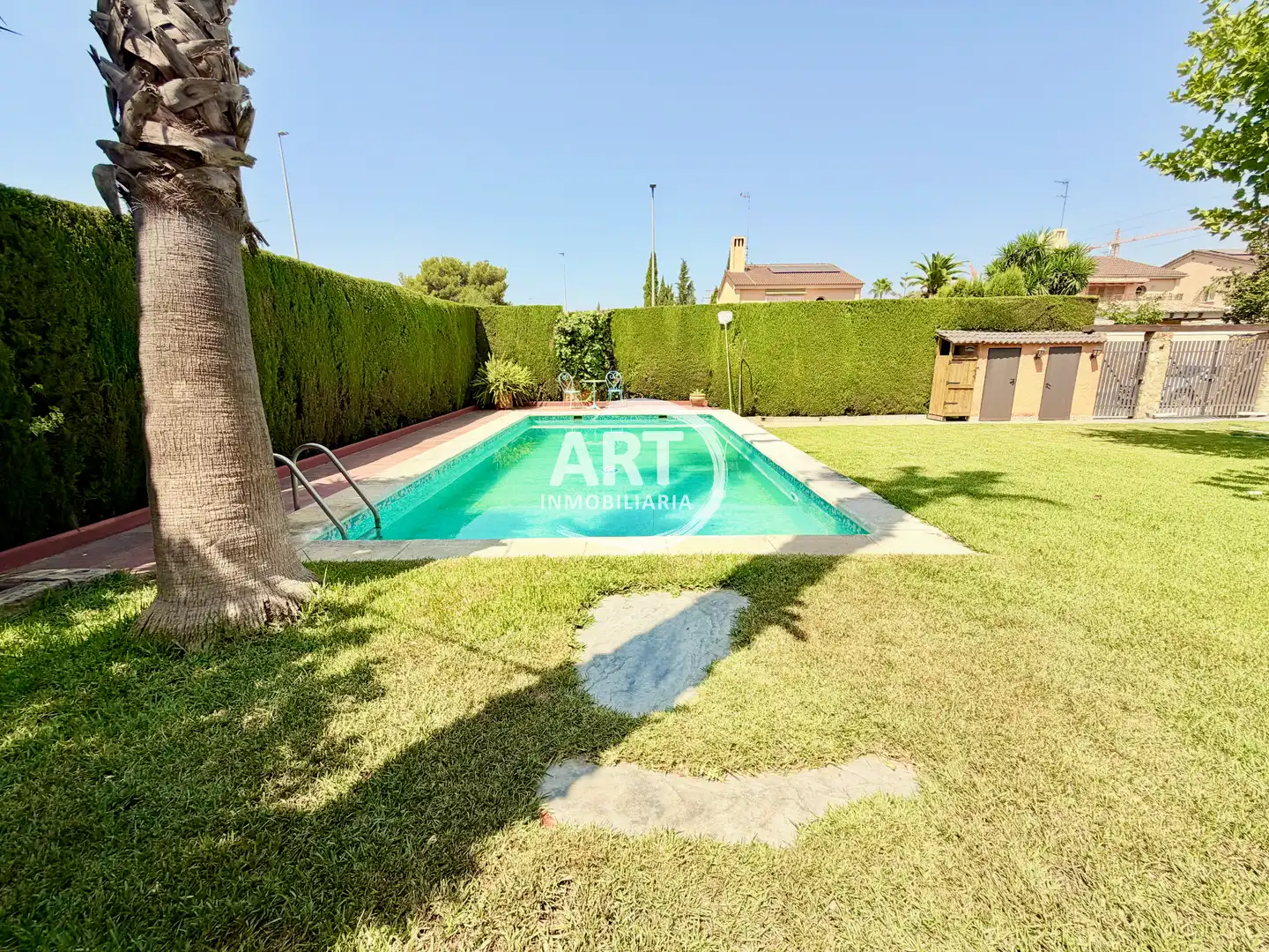 Jardí de Casa o xalet en venda en San Antonio de Benagéber amb Aire condicionat, Calefacció i Jardí privat