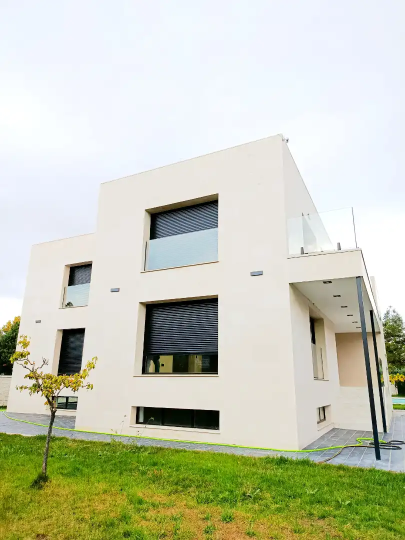 Vista exterior de Casa o chalet en venta en Villamayor con Calefacción, Jardín privado y Terraza