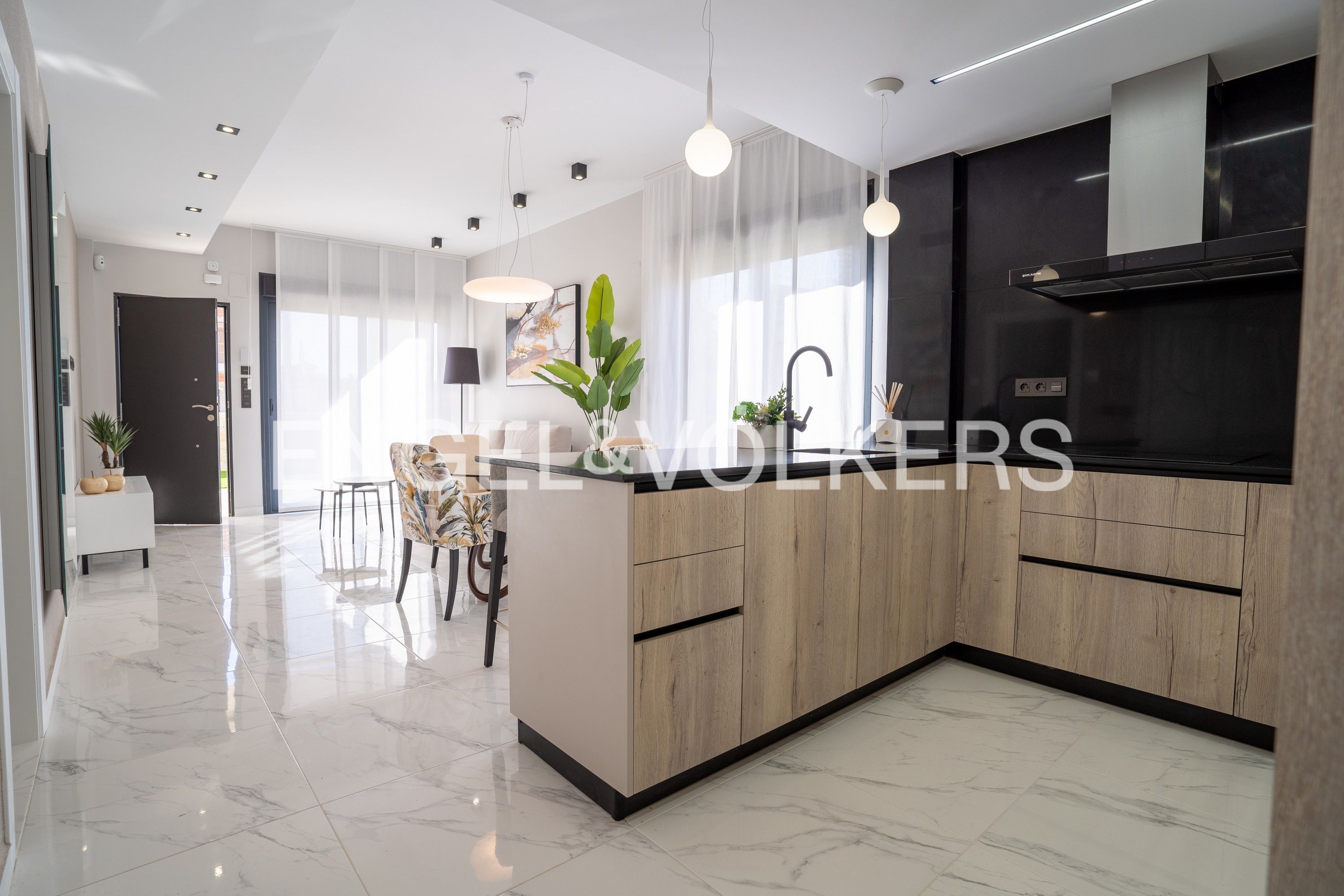 Cuina de Apartament en venda en Pilar de la Horadada amb Aire condicionat, Calefacció i Jardí privat