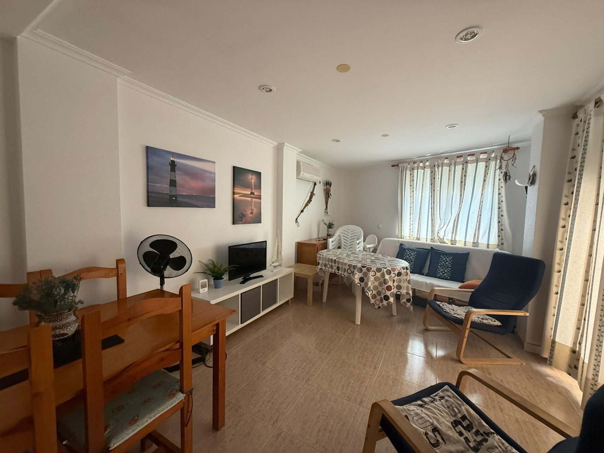 Living room of Apartment for sale in Tavernes de la Valldigna  with Terrace, Storage room and Community pool