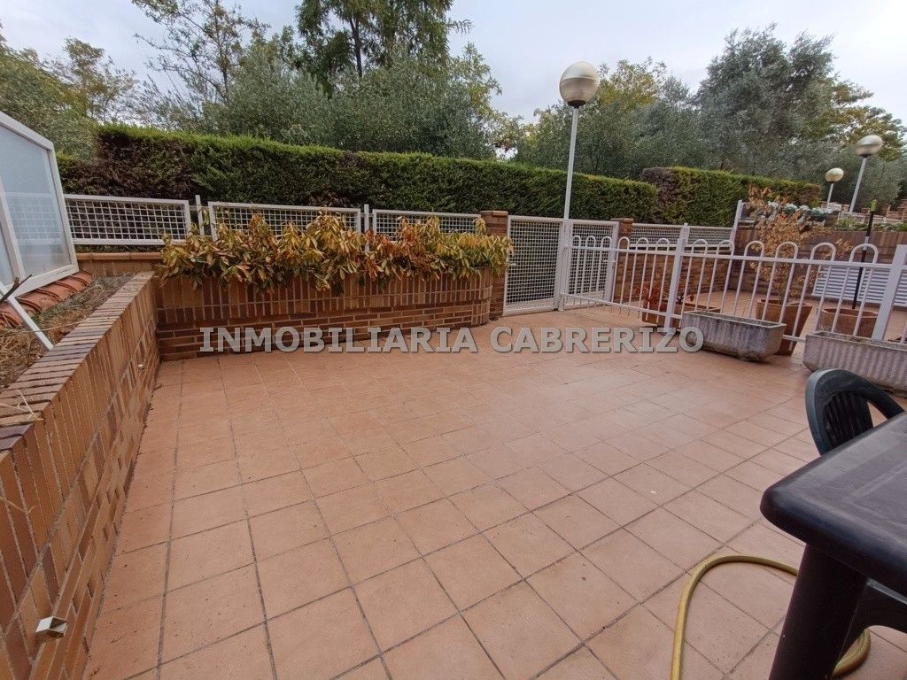 Terrace of Single-family semi-detached for sale in Villamediana de Iregua  with Air Conditioner, Heating and Private garden