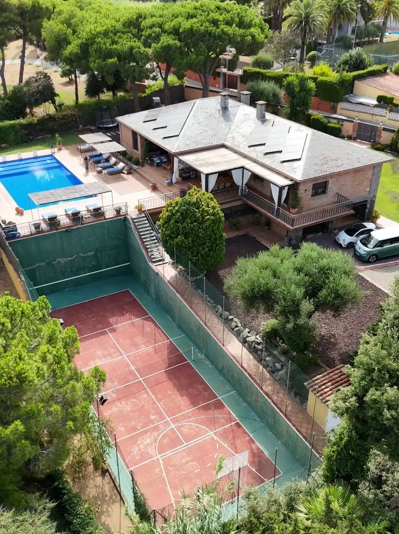 Terrassa de Casa o xalet en venda en Sant Andreu de Llavaneres amb Calefacció, Jardí privat i Terrassa