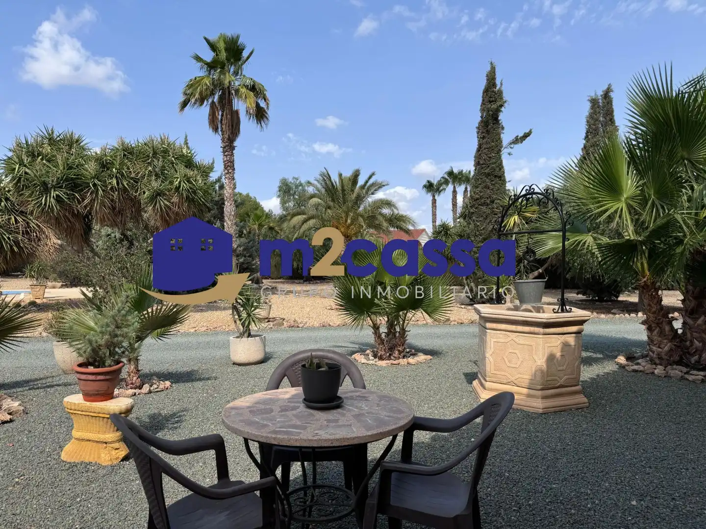 Terrassa de Casa o xalet en venda en Puerto Lumbreras amb Jardí privat, Terrassa i Piscina