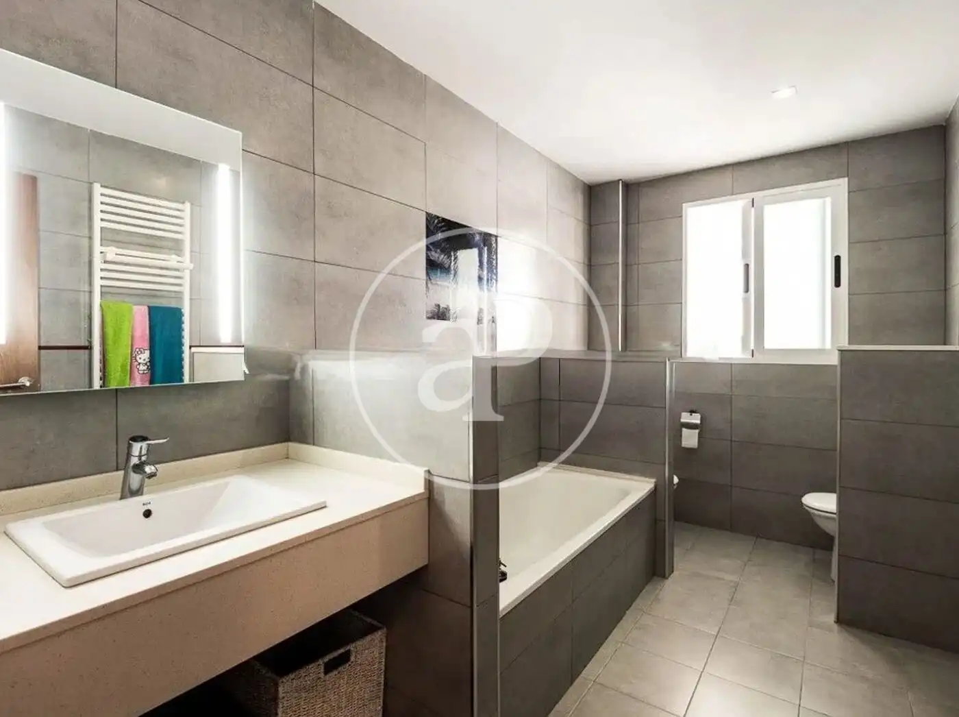 Bathroom of Flat for rent in Bétera  with Air Conditioner, Heating and Private garden