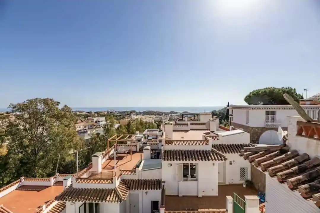 Exterior view of Detached homes for sale in Benalmádena  with Air Conditioner, Terrace and Storage room