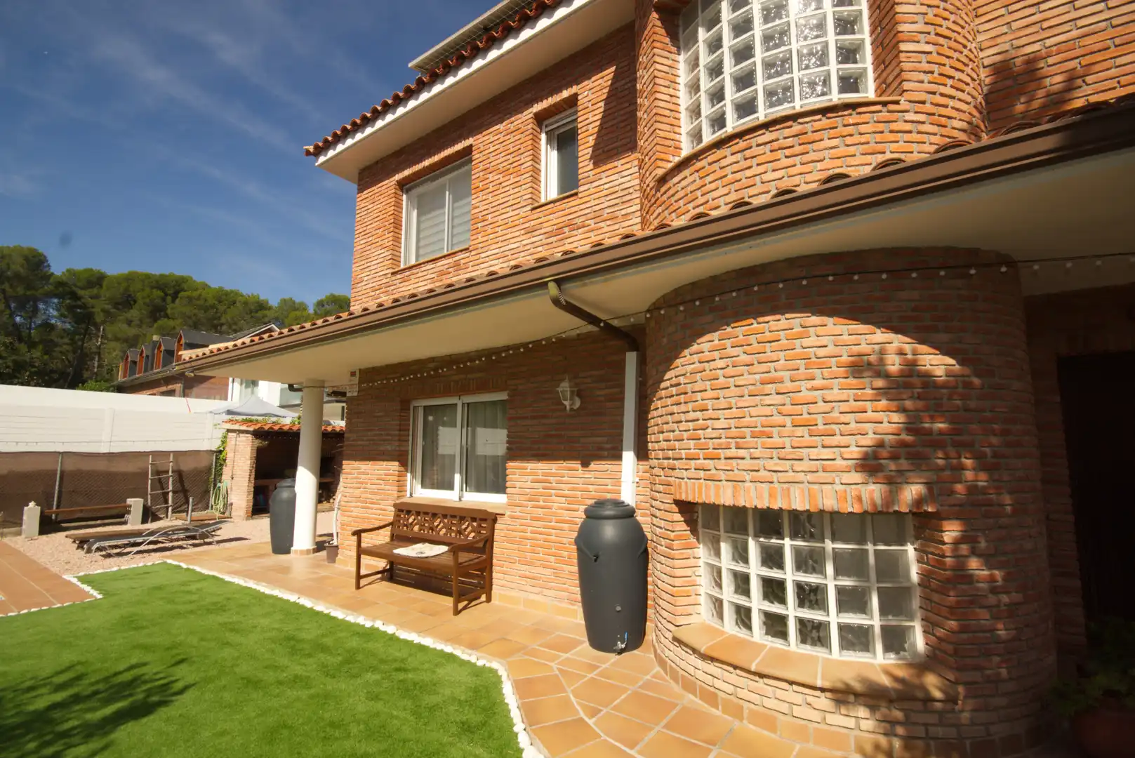Exterior view of Detached homes for sale in Sant Quirze del Vallès  with Heating, Private garden and Parquet flooring