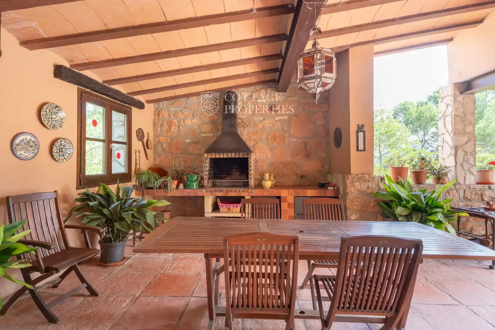 Terraza de Finca rústica en venta en Aguilar de Segarra con Calefacción
