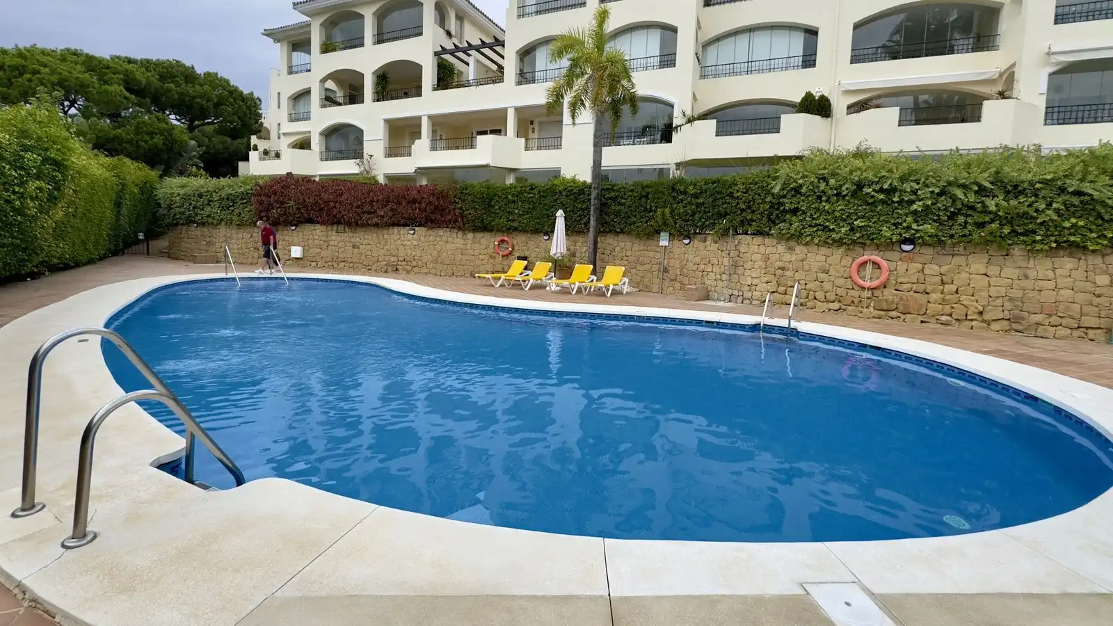 Swimming pool of Apartments for sale in Marbella  with Air Conditioner, Storage room and Furnished