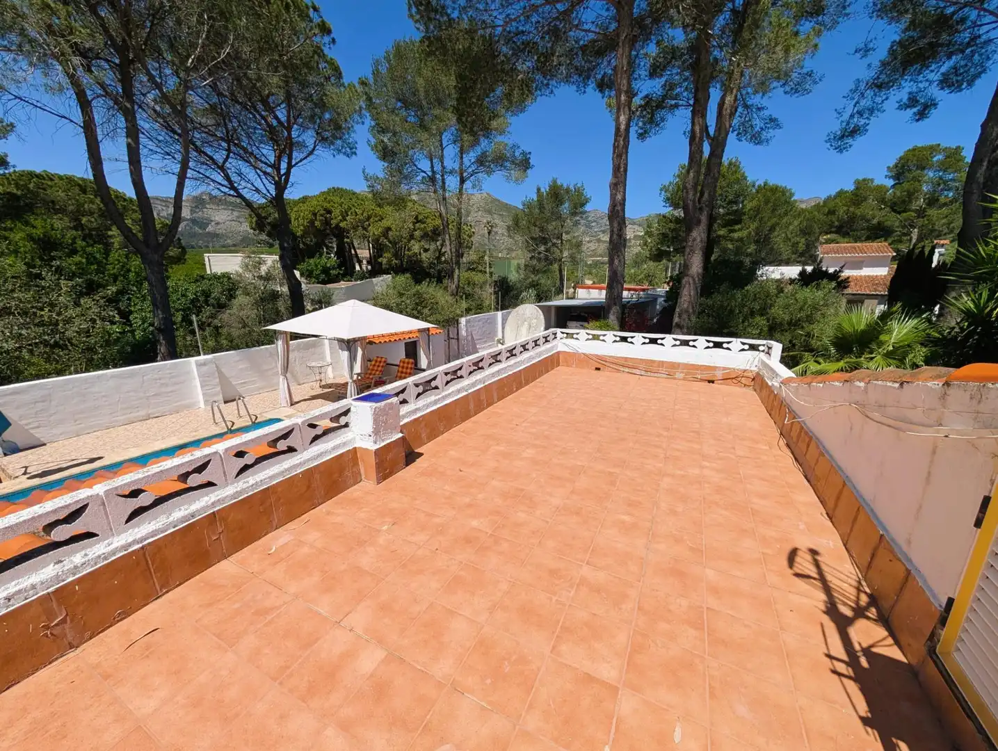 Terrassa de Casa o xalet en venda en Gandia amb Aire condicionat, Jardí privat i Terrassa