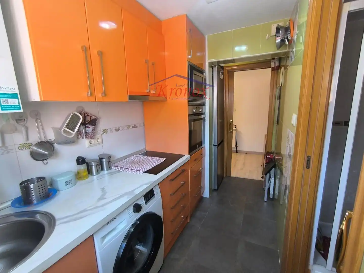 Küche von Wohnung zum Verkauf in Madrid mit Klimaanlage, Heizung und Ofen