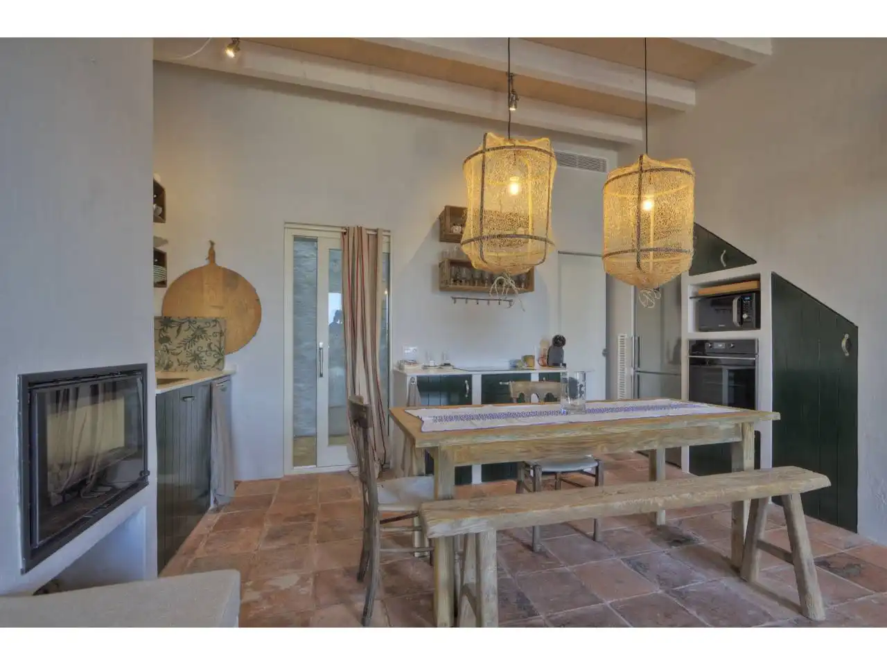 Cocina de Casa o chalet en venta en Es Castell con Aire acondicionado, Terraza y Amueblado