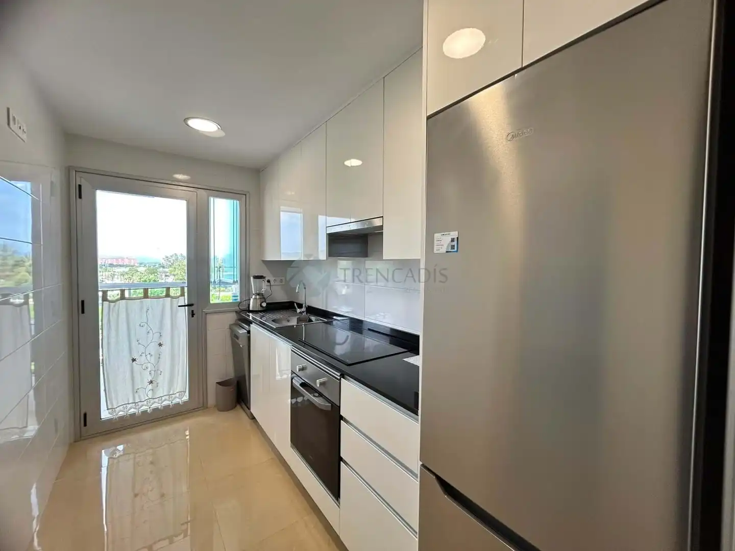 Kitchen of Flat for sale in Cabanes  with Air Conditioner, Terrace and Swimming Pool