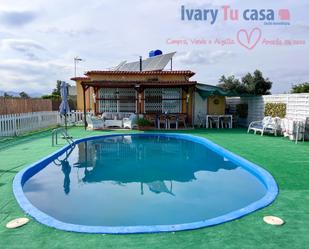 Swimming pool of House or chalet for sale in Burriana / Borriana  with Private garden, Terrace and Storage room