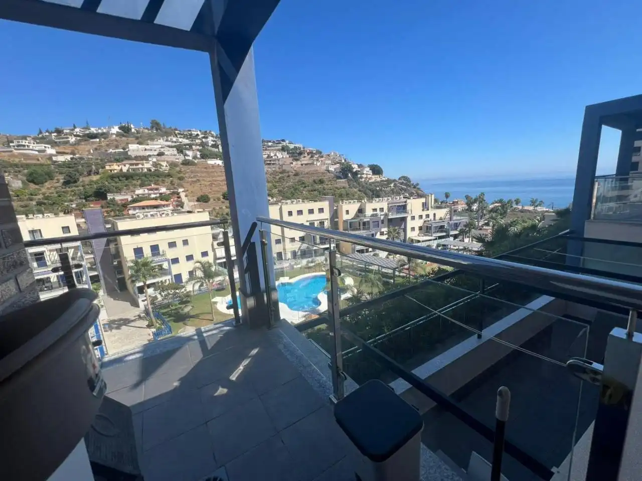 Terrassa de Apartament de lloguer en Almuñécar amb Terrassa i Piscina comunitària