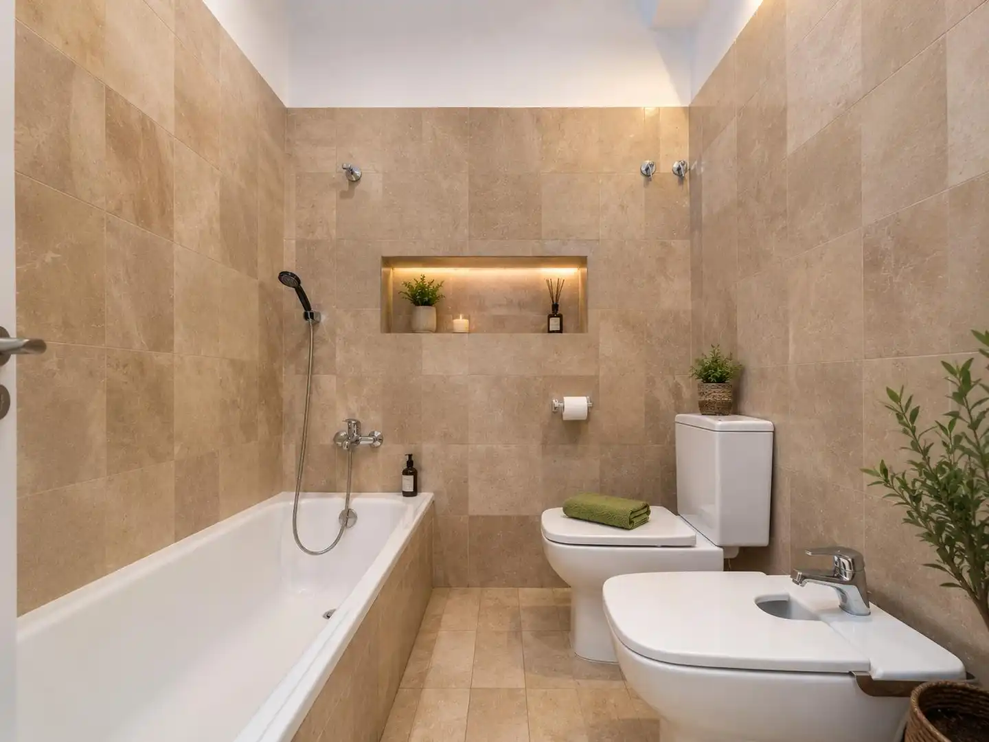 Baño de Casa adosada en venta en Sant Cugat del Vallès con Calefacción, Jardín privado y Terraza