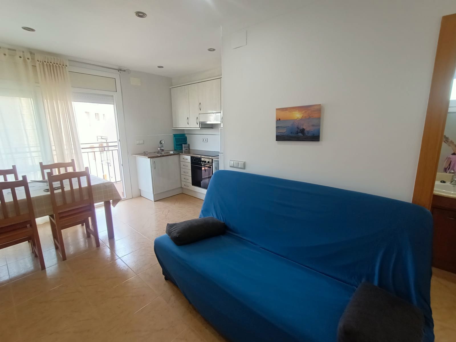 Living room of Apartment for sale in L'Estartit  with Air Conditioner, Heating and Furnished
