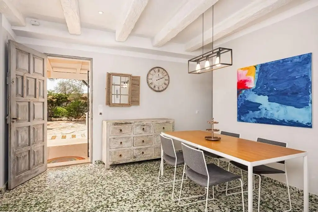Menjador de Casa o xalet de lloguer en Ses Salines amb Jardí privat i Terrassa
