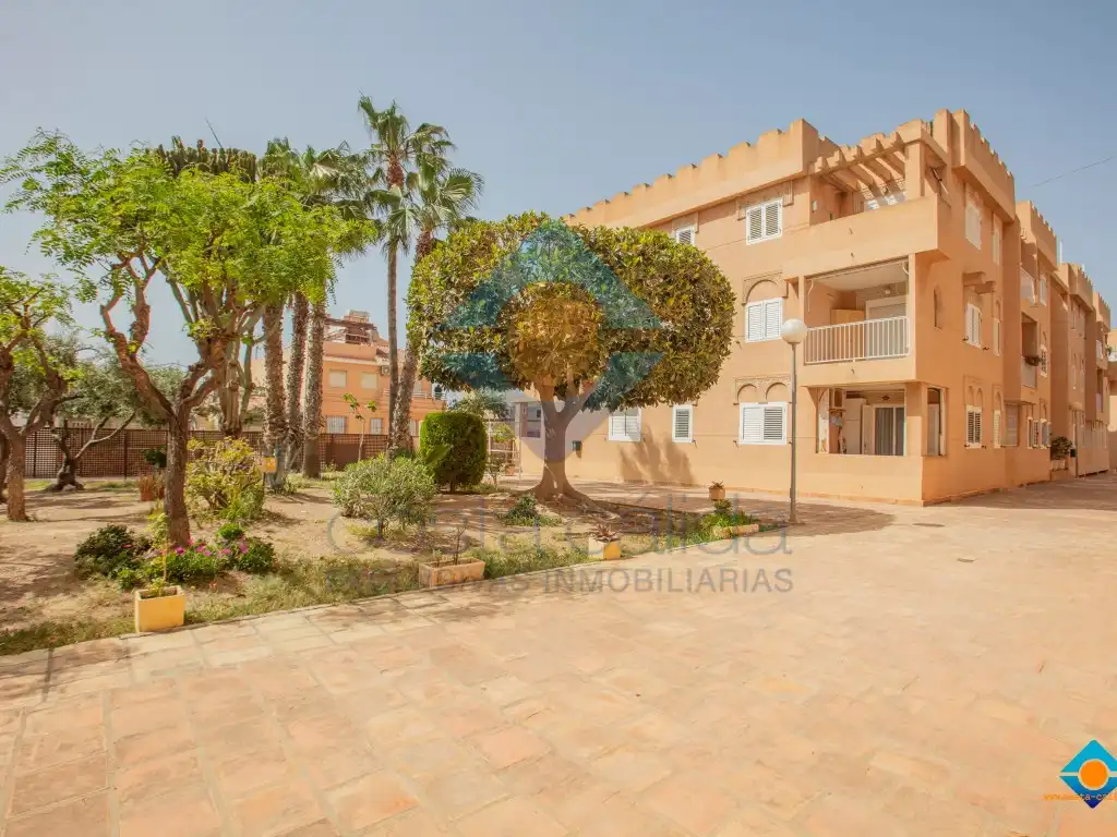 Garden of Flat for sale in Mazarrón  with Air Conditioner, Private garden and Terrace
