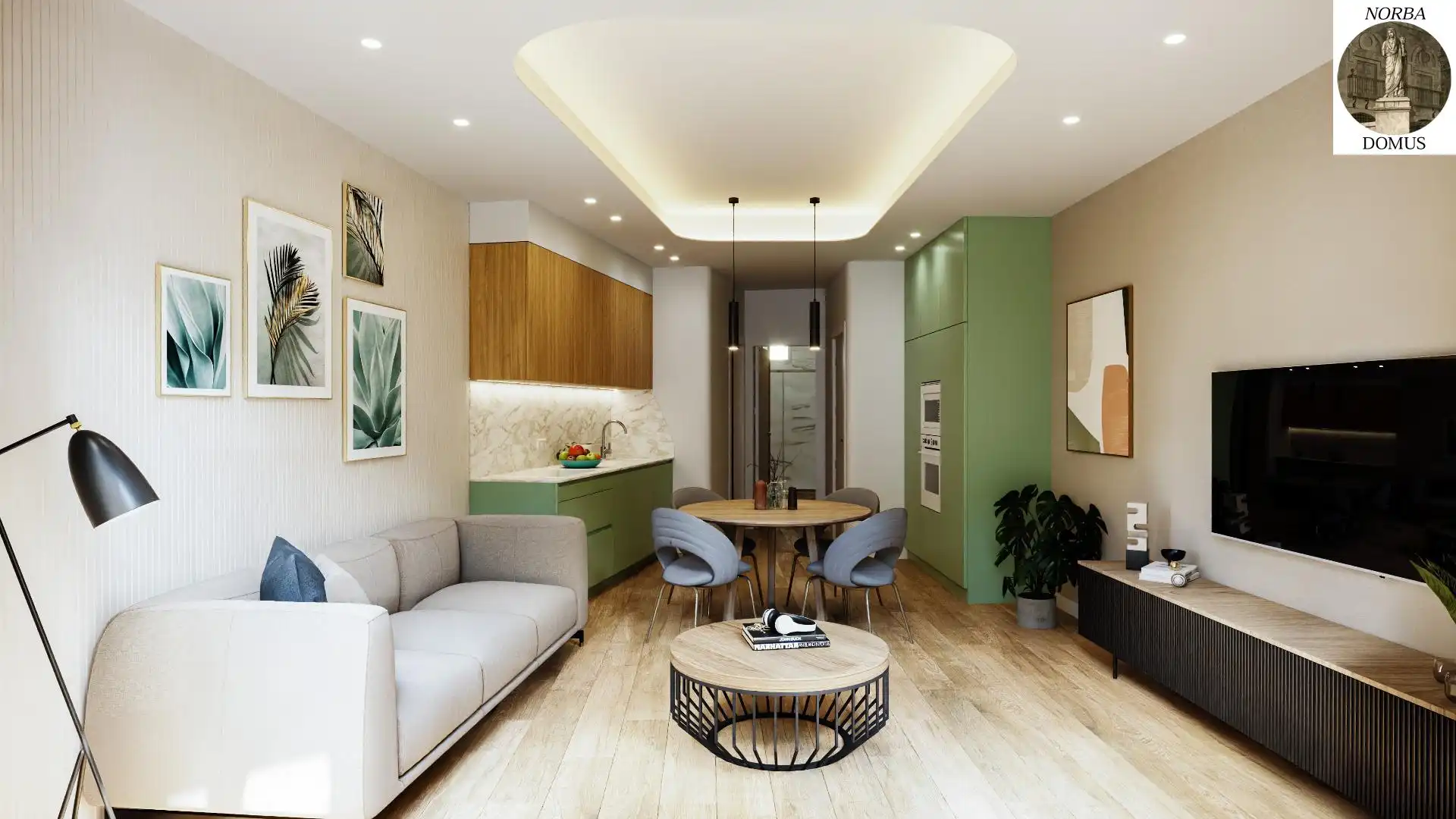 Sala de estar de Apartamento en venta en Cáceres con Aire acondicionado, Calefacción y Amueblado