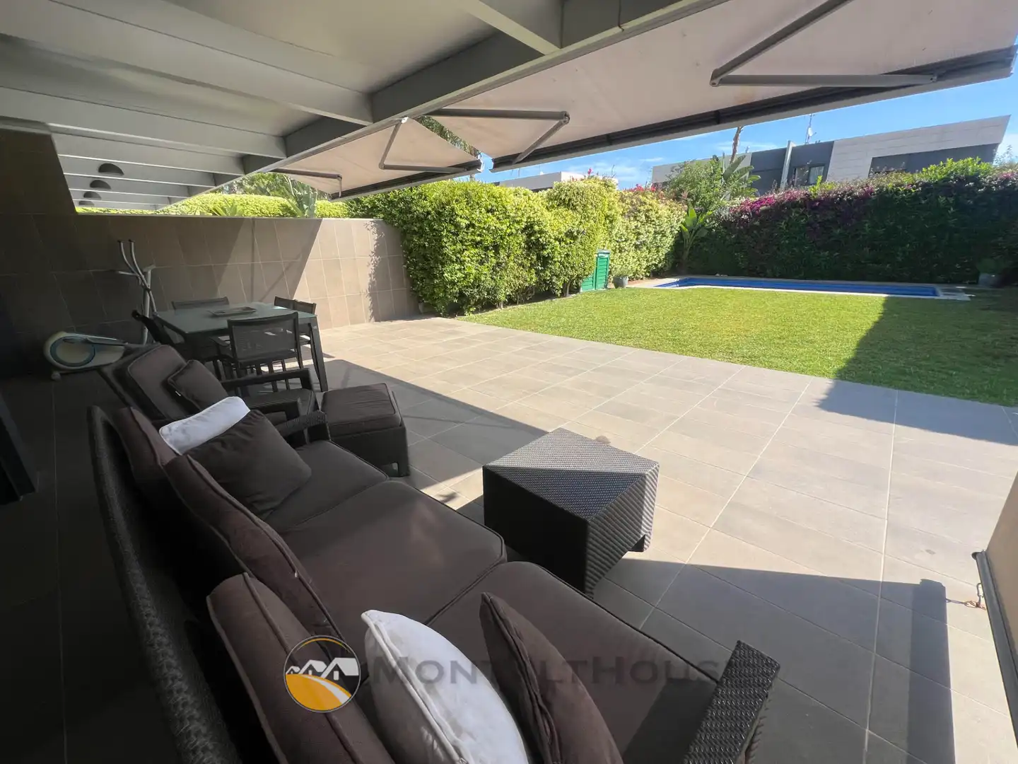Terraza de Casa o chalet en venta en Sant Andreu de Llavaneres con Aire acondicionado, Calefacción y Jardín privado