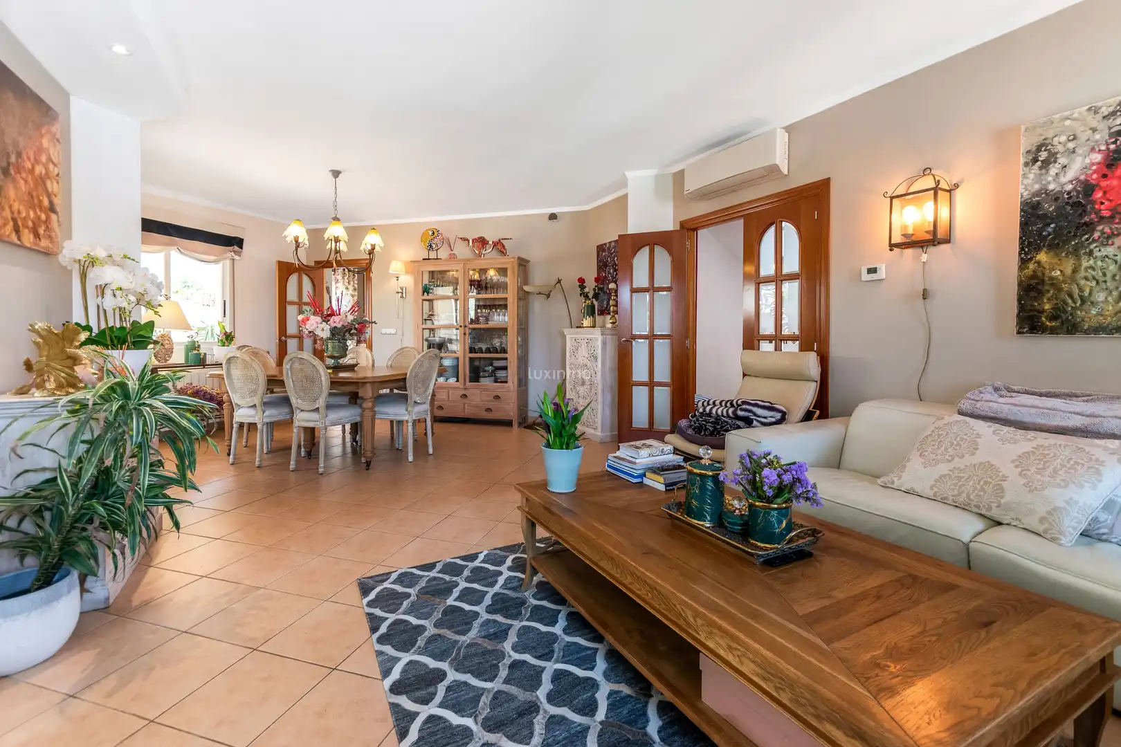 Living room of Houses for sale in L'Alfàs del Pi  with Air Conditioner, Heating and Terrace