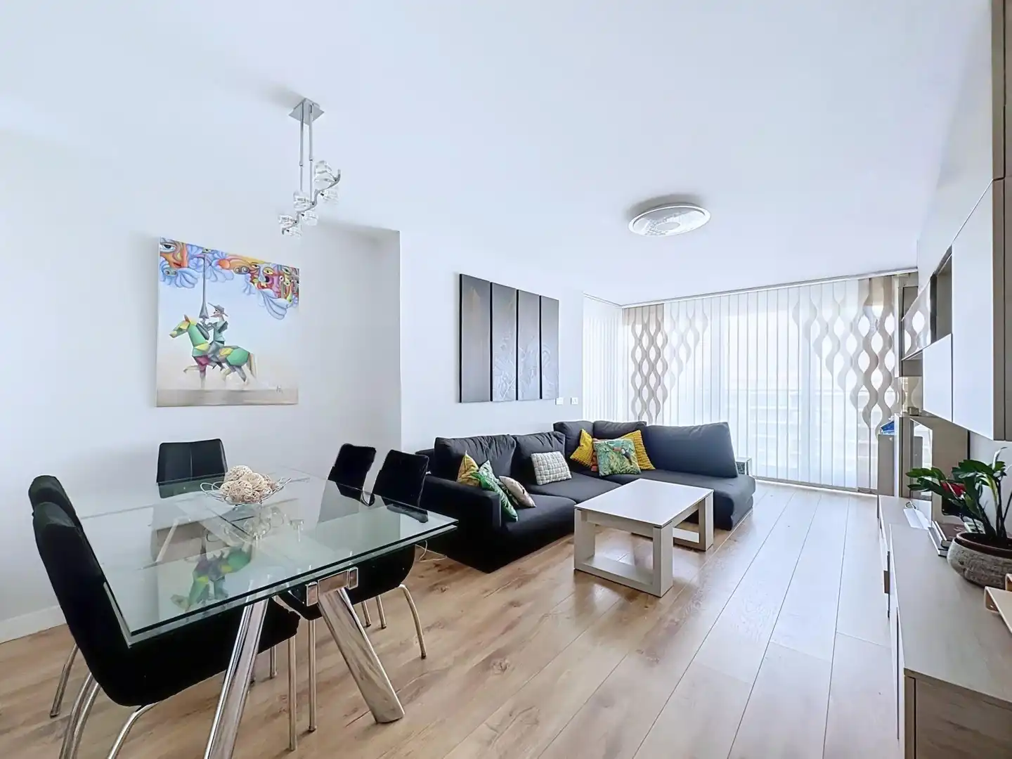 Sala d'estar de Àtic en venda en Alcalá de Henares amb Aire condicionat, Calefacció i Terrassa