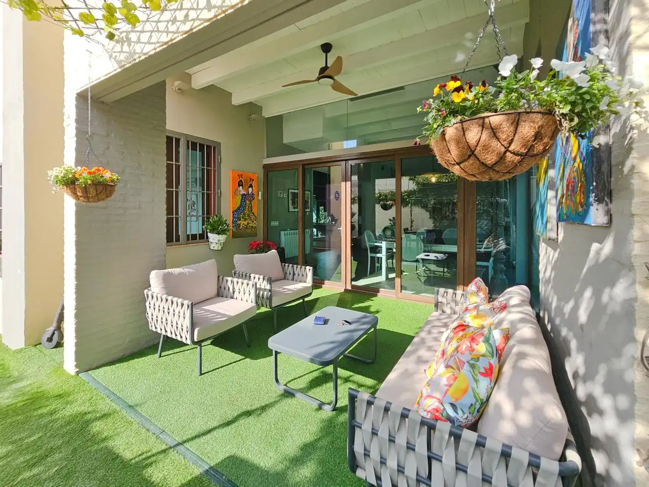 Terraza de Casa o chalet en venta en Montequinto con Aire acondicionado, Jardín privado y Terraza