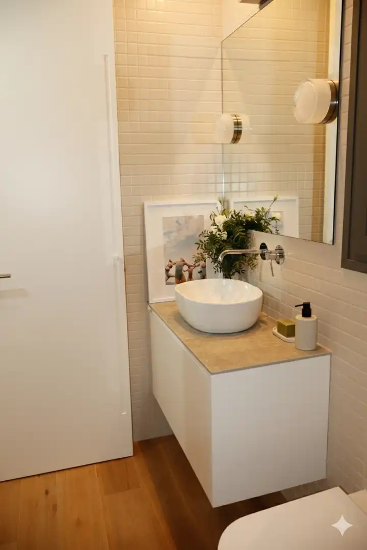 Bany de Apartament en venda en Madrid amb Aire condicionat, Calefacció i Moblat