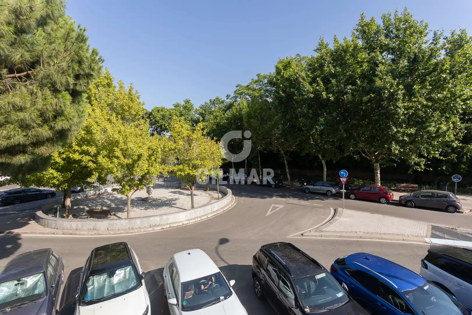 Parking of Flat for sale in Madrid  with Heating, Private garden and Storage room