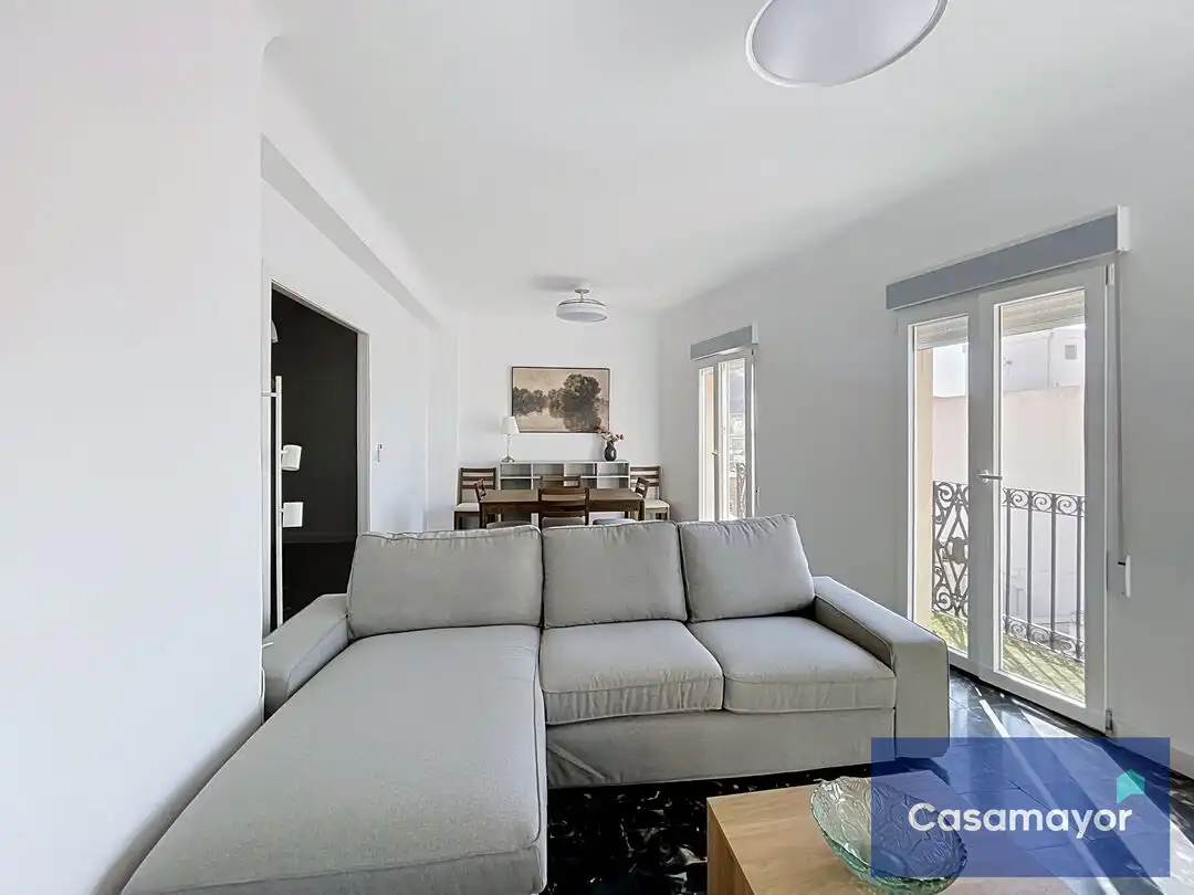 Living room of Flat for rent in Alicante / Alacant  with Oven, Washing machine and TV