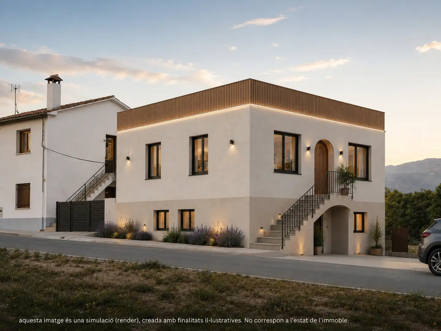 Vista exterior de Casa o chalet en venta en El Brull con Jardín privado