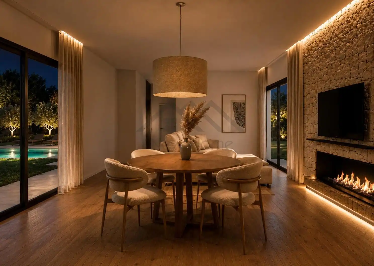 Dining room of Houses for sale in L'Eliana  with Private garden, Terrace and Swimming Pool