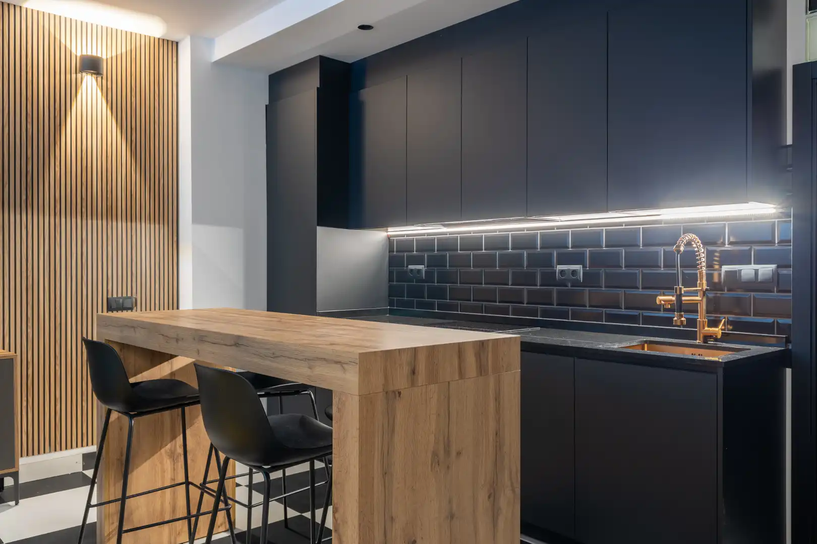 Cocina de Apartamento de alquiler en Madrid con Aire acondicionado, Calefacción y Amueblado