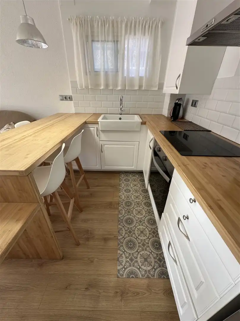 Cocina de Planta baja de alquiler en Cambrils con Terraza, Trastero y Amueblado
