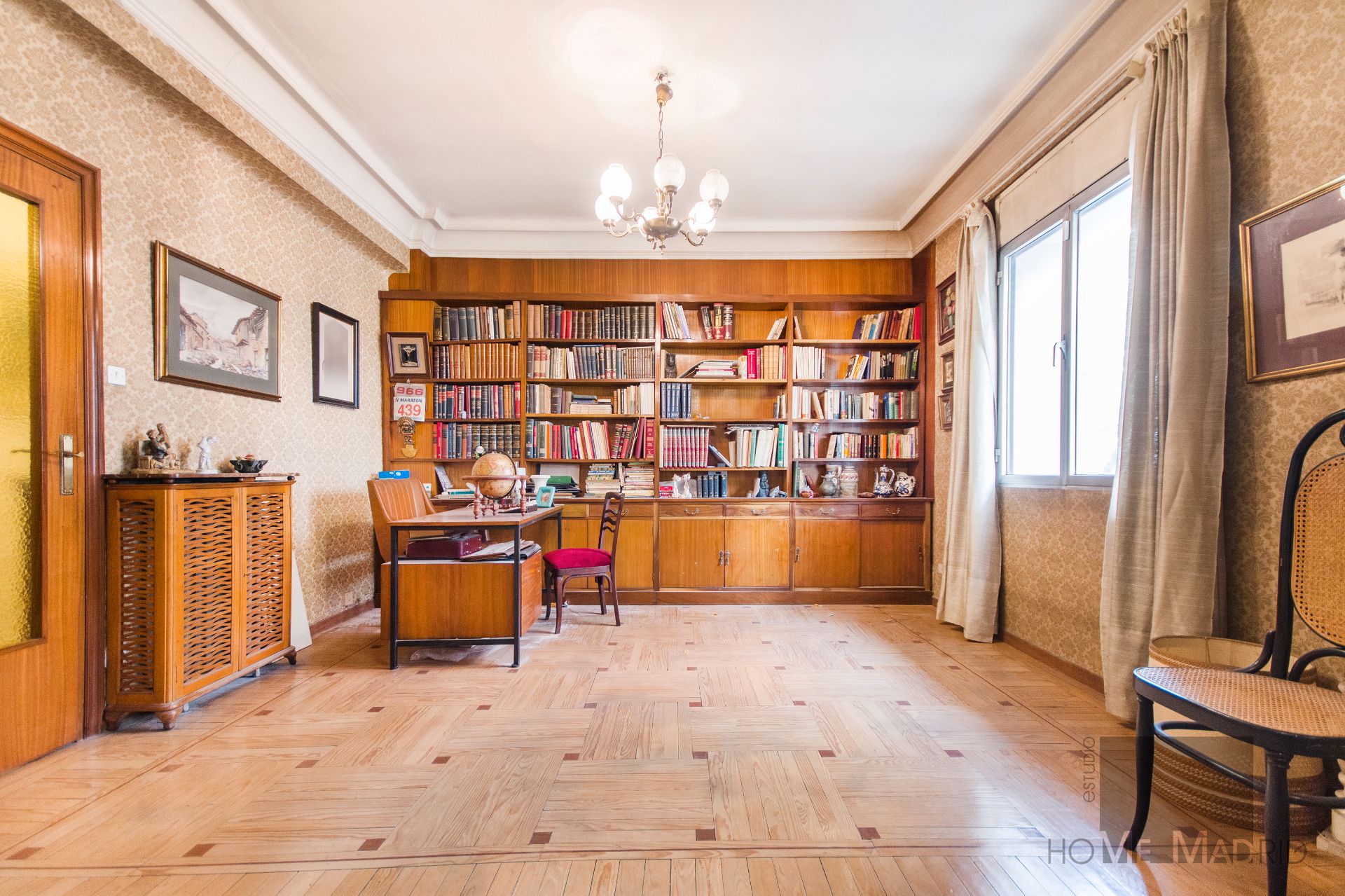 Sala de estar de Piso en venta en  Madrid Capital con Aire acondicionado, Calefacción y Parquet