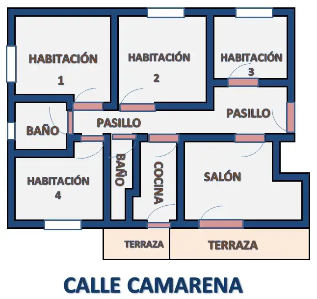Flat for sale in Madrid  with Heating, Private garden and Terrace