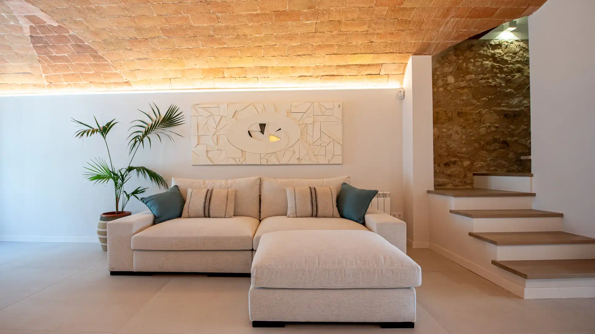 Living room of Detached homes for sale in Sant Feliu de Guíxols  with Heating, Parquet flooring and Terrace