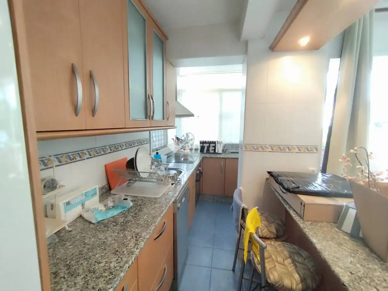 Küche von Wohnung zur Miete in La Manga del Mar Menor mit Klimaanlage, Terrasse und Möbliert