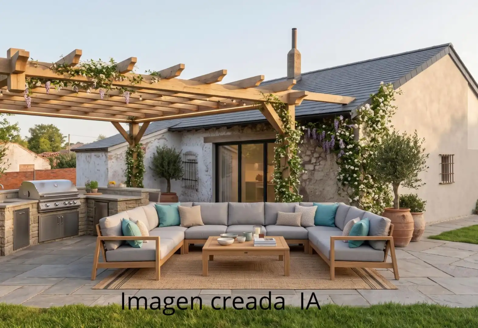 Terrassa de Finca rústica en venda en Gijón 