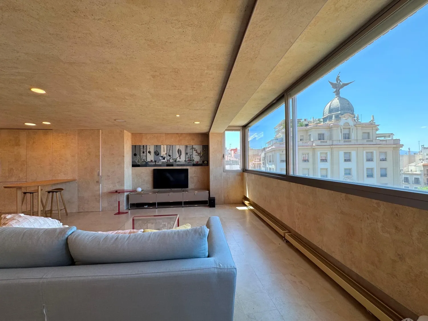 Living room of Flat to rent in  Murcia Capital  with Air Conditioner and Washing machine