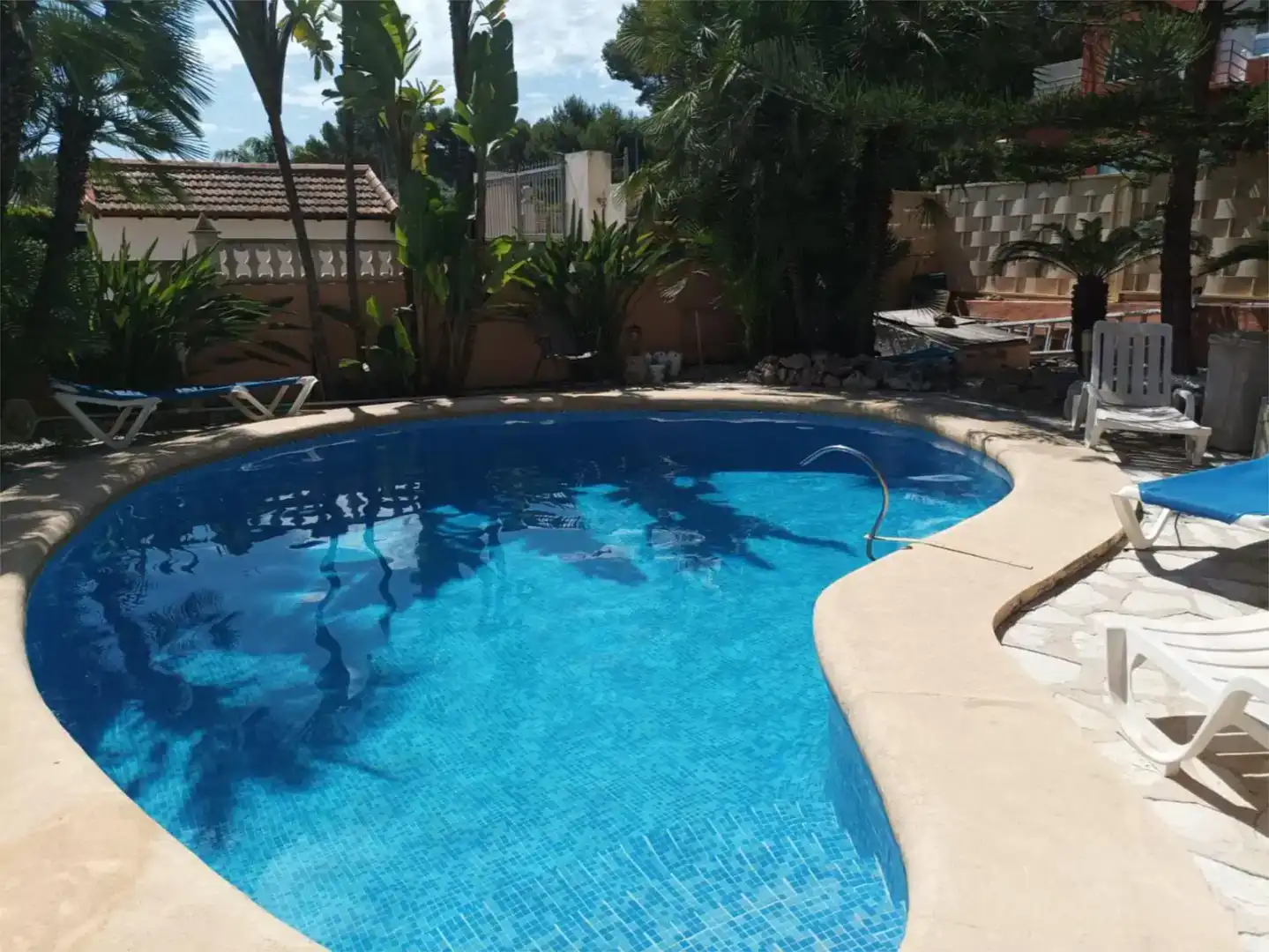 Piscina de Casa o xalet de lloguer en Dénia amb Aire condicionat, Jardí privat i Piscina