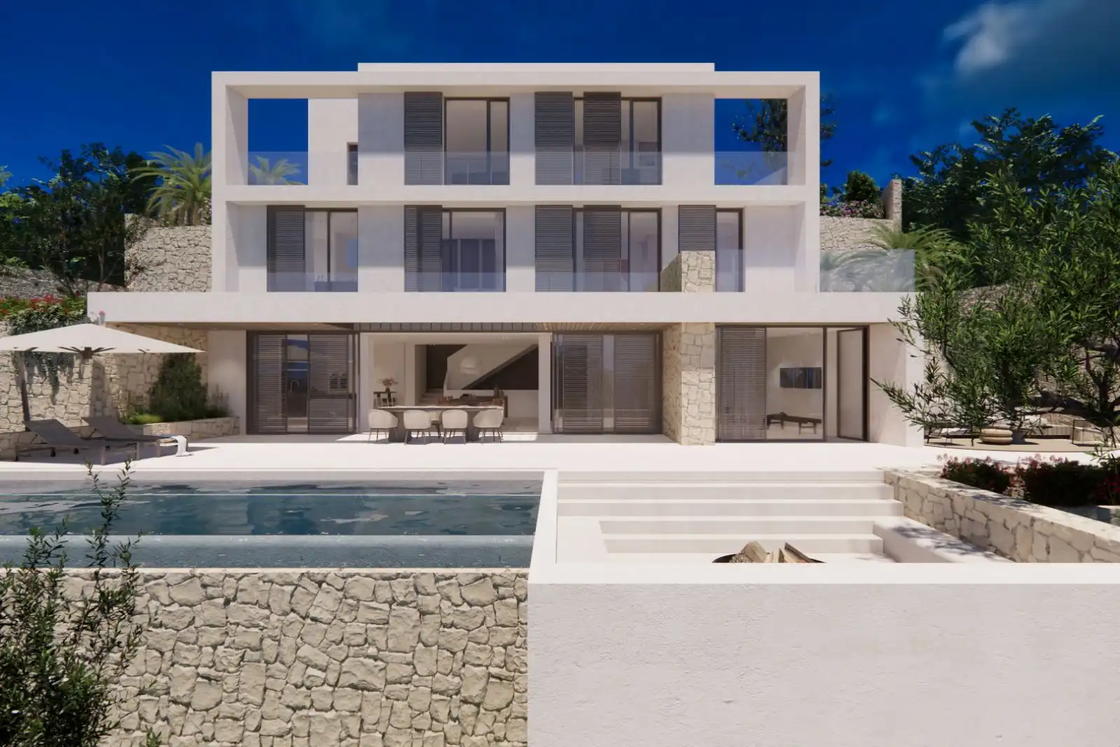 Villa con piscina in vendita a Benissa pueblo